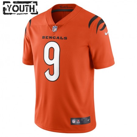 Camiseta Niño Cincinnati Bengals Joe Burrow 9 Nike Anaranjado 2021 NFL Draft